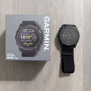 Garmin Enduro 3 Smartwatch - Black and Gray - Preloved